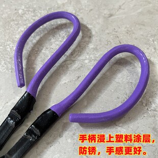 火钳老式蜂窝煤球钳捡垃圾铁夹子卫生长柄取物夹家用加长烧火钳子