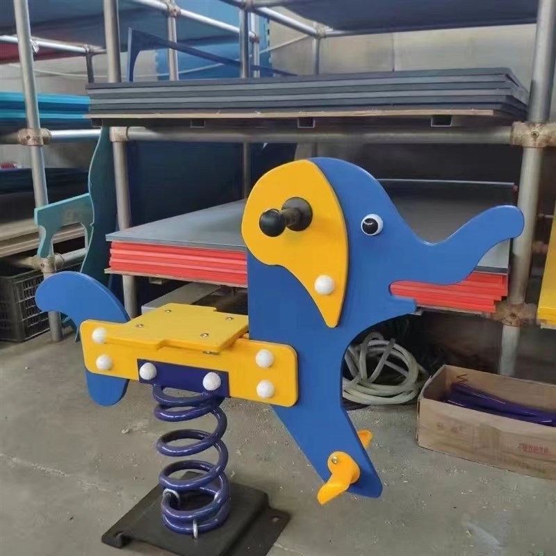 江苏公园游乐设施儿童弹簧款木马玩具幼儿园摇马户外摇摇乐跷跷板