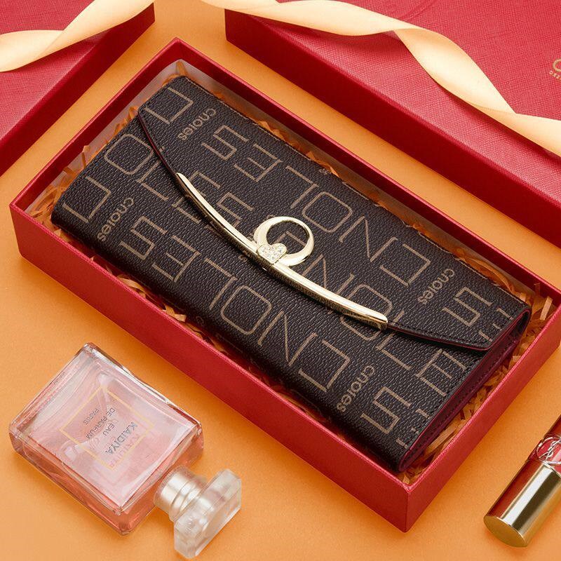 蔻一钱包女士手拿包时尚女包韩版钱夹零钱包生日礼物送女友老婆