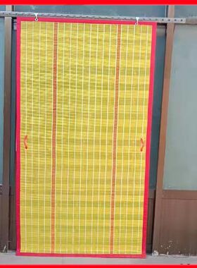 夏天门帘防蚊外门口o耐风吹日晒的纯竹门帘家用农村大室外入户帘