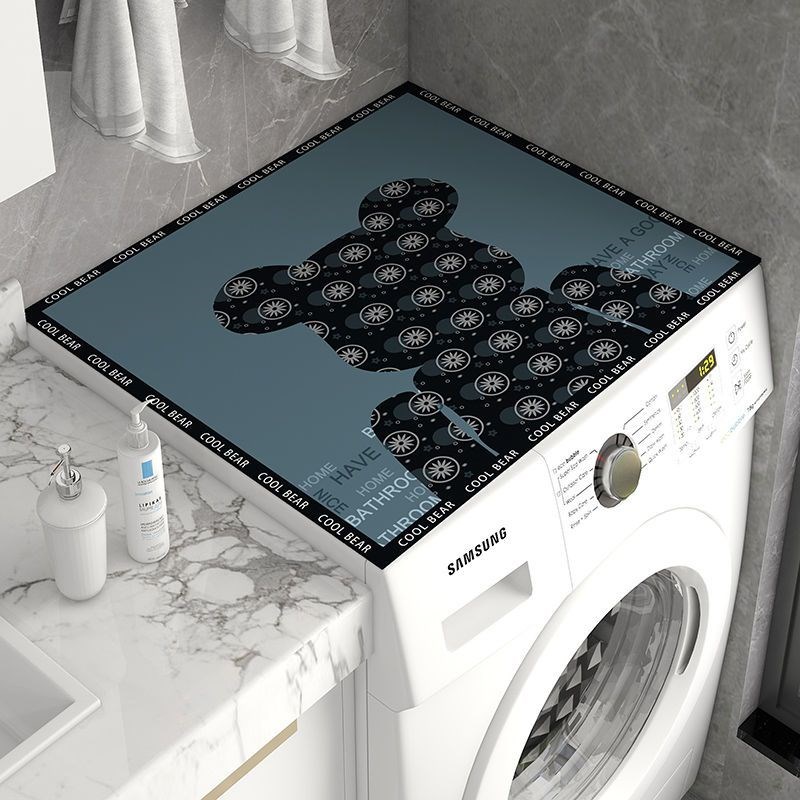 潮牌滚筒式全f自动洗衣机防尘套罩微波炉冰箱盖巾盖布皮革防水垫