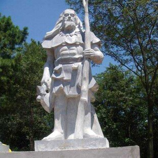 石膏设计定制尧巢父舜雕塑定做娥皇女英商均象皋陶鲧大禹雕像摆件