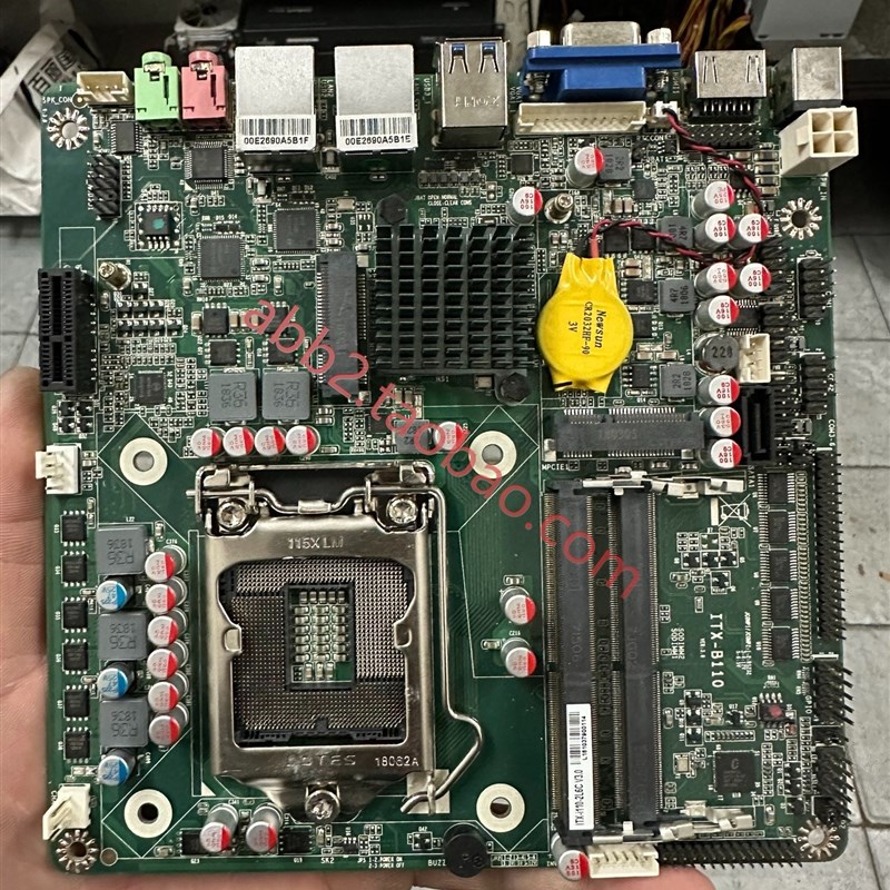 itx 110 主板 1151针 双网口 主板 工控板 提供技术支持主板图片