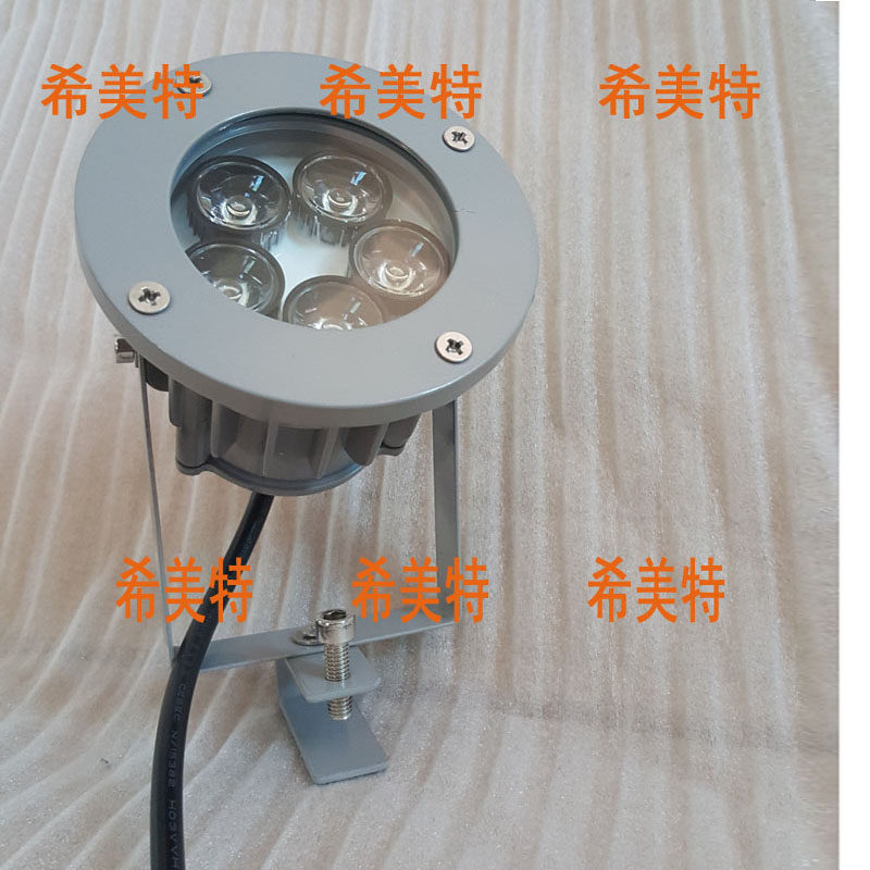 LED带夹子投光灯3oW5W瓦片瓦楞灯树林聚光灯草坪灯花园植物防水灯