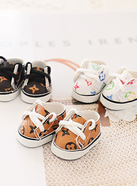 【仅鞋子】17cm一二三代坐坐派对拉布布运动鞋配件娃衣可乐休闲鞋