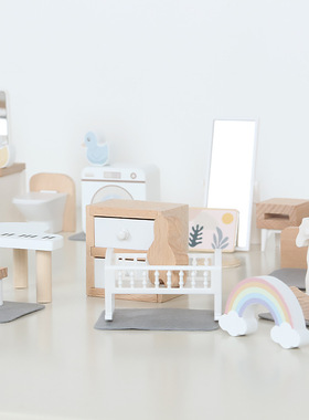 【仅配件】拉布布家具过家家玩具小厨房儿童娃娃屋微缩食玩场景