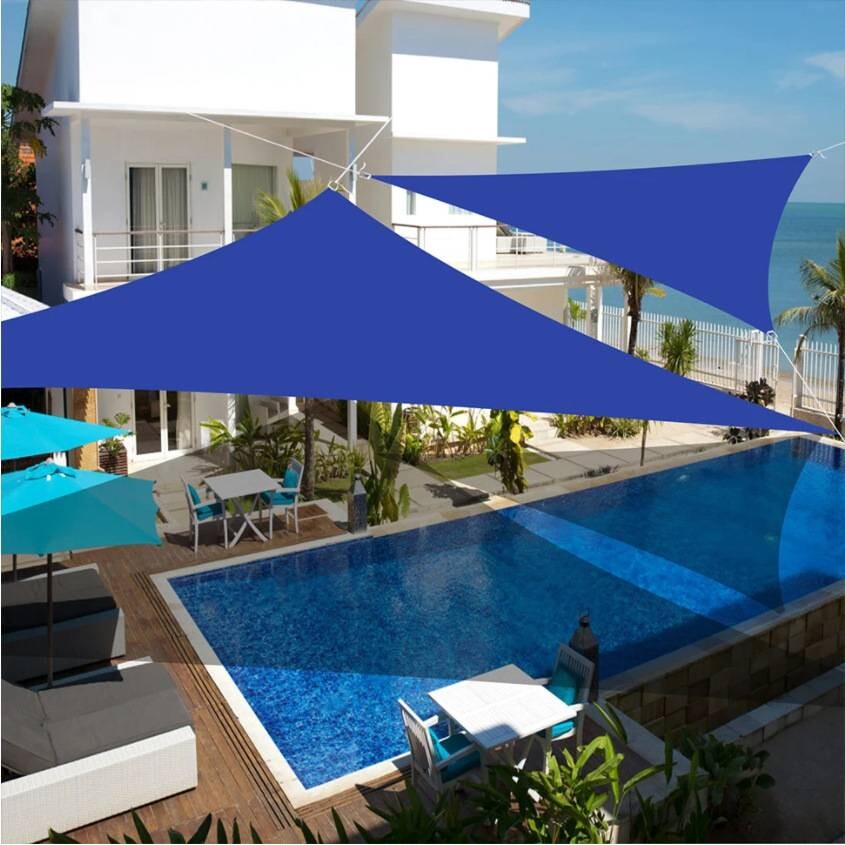 跨境热销210D户外遮阳帆 防水遮阳帆 防紫外线四角遮阳天幕遮阳篷
