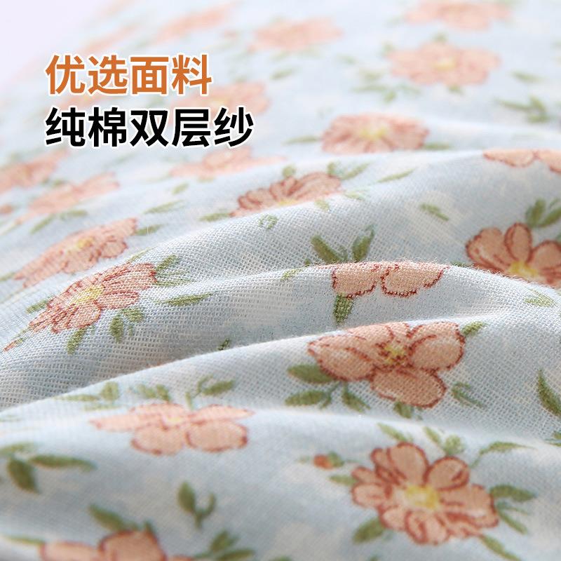 2025新款全棉双层纱可拆换机洗水洗荞麦壳枕头颈椎枕抱枕趣味高枕