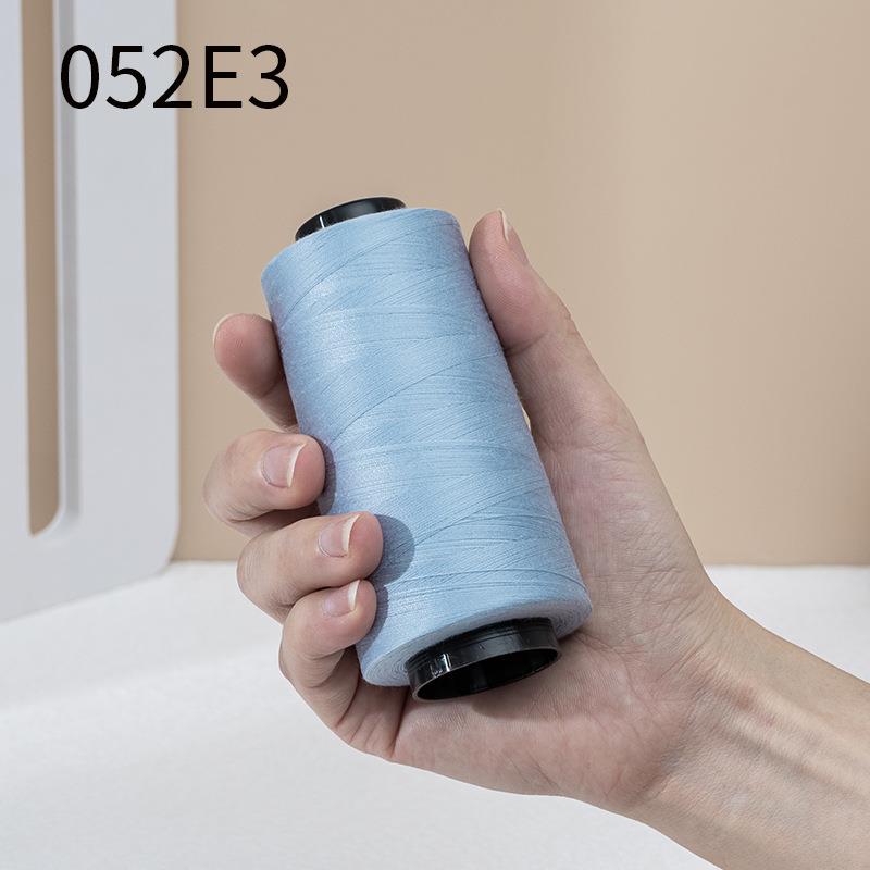 浅蓝缝纫机线402家用手工大卷老式缝纫机宝塔涤纶缝衣线平车细线