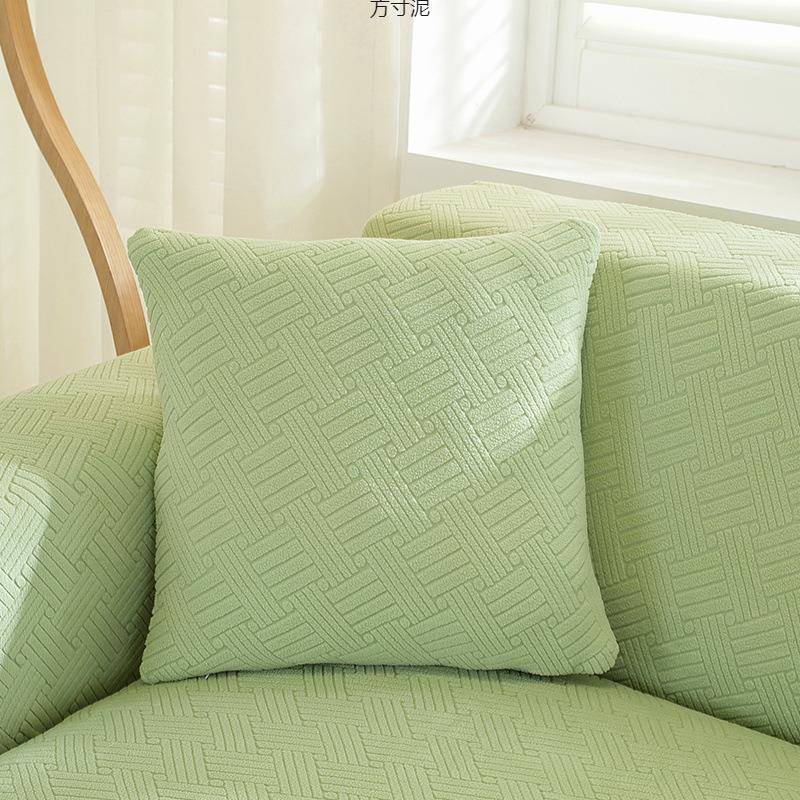 新款抱枕套提花靠枕套汽车抱枕办公室靠枕垫套床头靠背套沙发腰枕