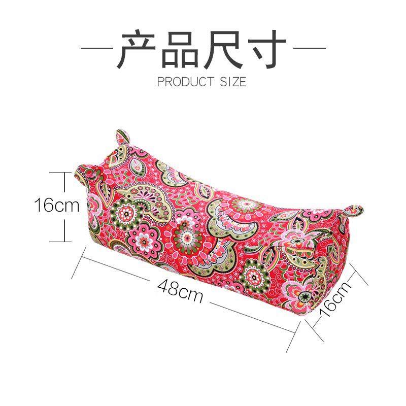 5ZV7虎头枕头套附赠内胆皮18色可选纯棉粗布纯手工复古风枕套