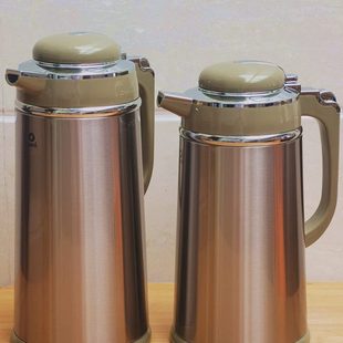 商用热水瓶小巧便携暖瓶办公泡茶 上海清水牌保温壶家用大容量欧式