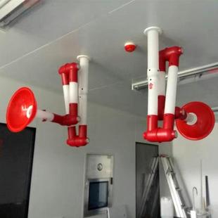 实验室专用PP三节万向抽风罩吸风罩塑料排风罩实验台抽气罩可开票