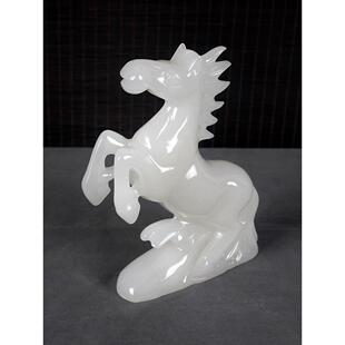 招财金马摆件现代中式客厅酒架电视柜装饰公司办公室开业礼品