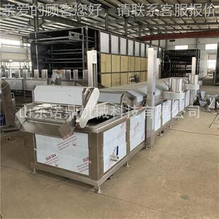 全自动格油炸油机链条式 可提升油炸机 诺纯油刮渣炸LYU机价 鼎机