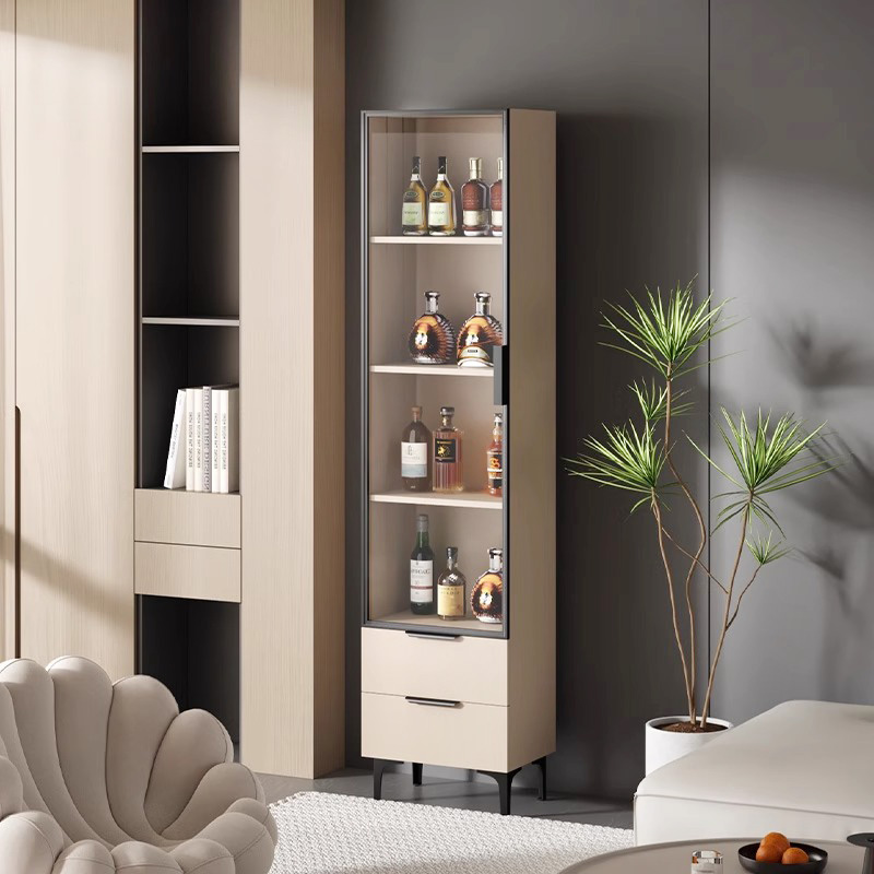 蜂窝铝转角置物架墙角角柜拐角角落收纳柜书柜客厅展示储物落地柜