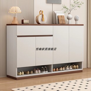 蜂窝铝鞋柜家用可定制入户玄关柜门口一体靠墙现代简约储物柜子