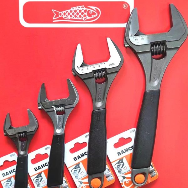 BAHCO百固超大开口8寸活络可调活动扳手9029 9031C 9033 9035进口