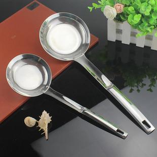 创意好用304不锈钢漏勺面粉筛网筛果汁过滤勺沥油捞浮沫浮油勺子