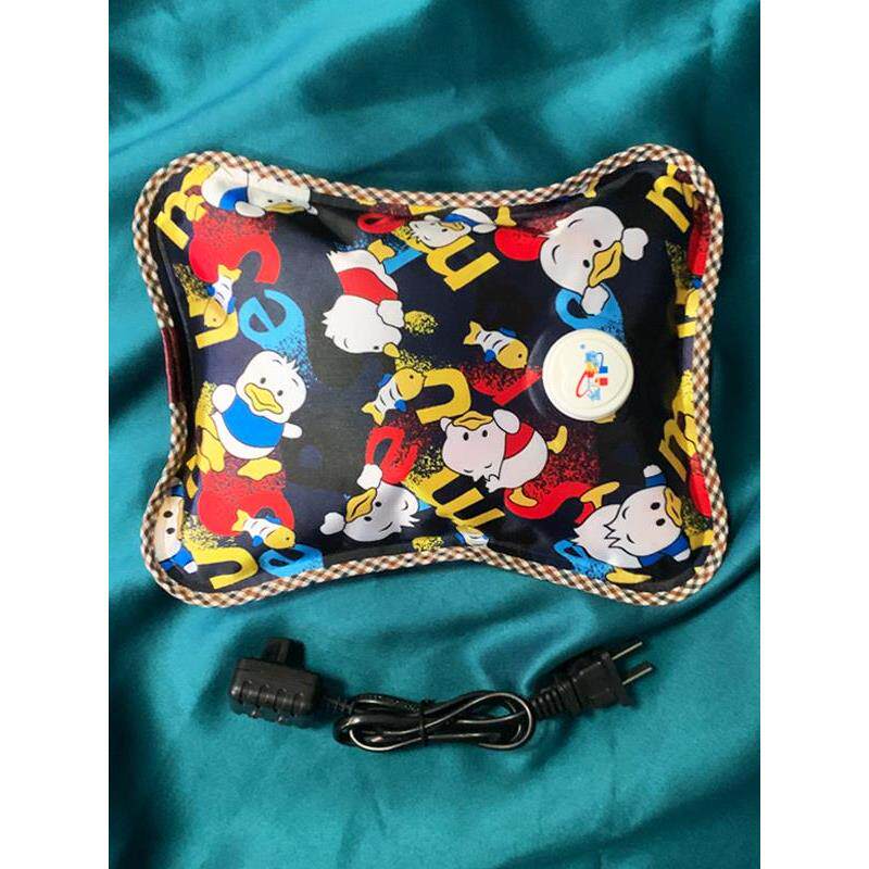 2025红泰充电热水袋 大号丝光布卡通电暖宝暖手宝防爆暖手已注水