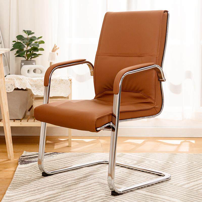 办公椅家用电脑椅弓形椅皮椅会议椅会客椅时尚办公室座椅棋牌室椅