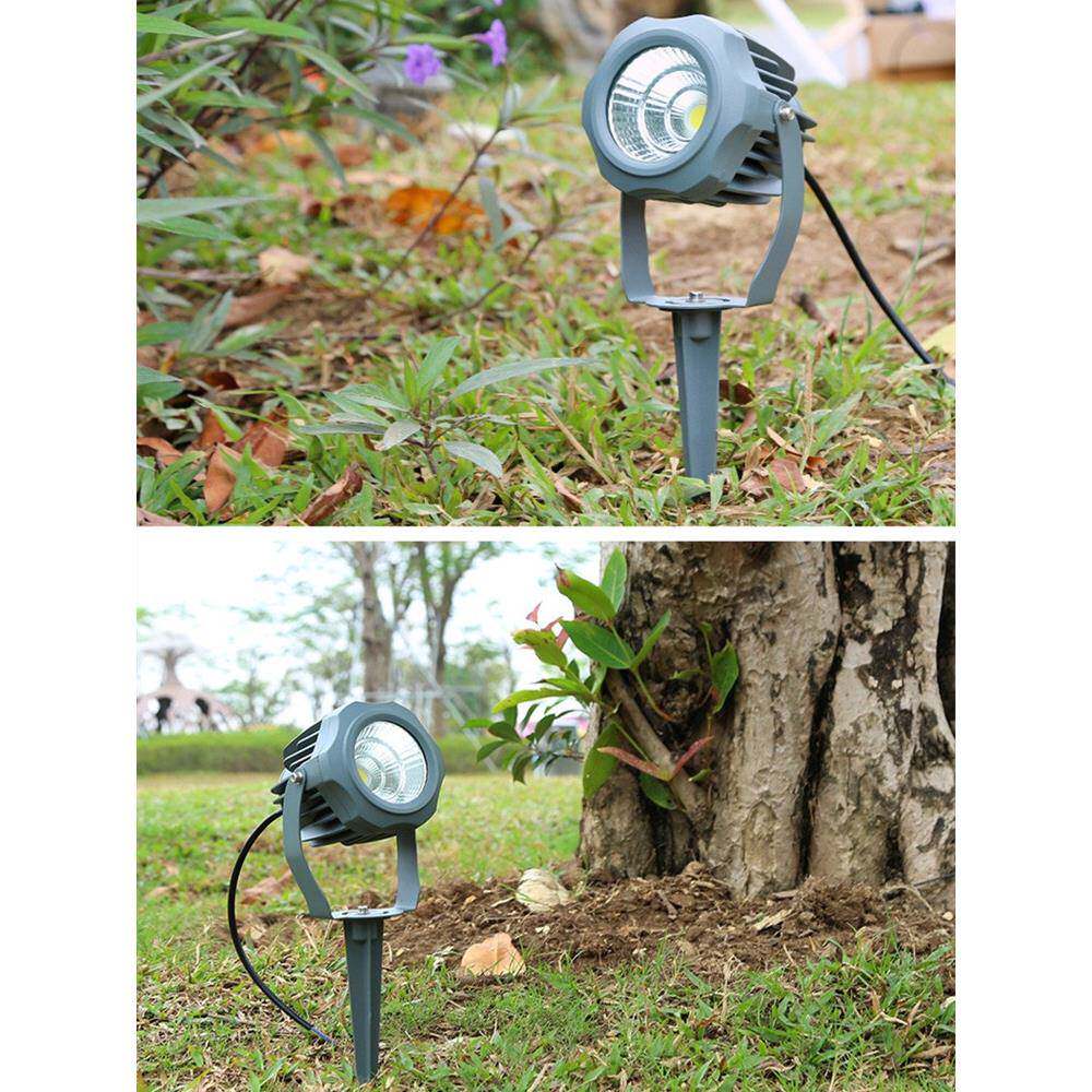 led户外防水圆形cob景观灯10w30w背景墙投射灯照树灯广告招牌灯