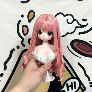 桃气岛屿BJD假发3分熊妹二次元暖暖造型发