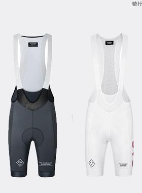 PAS 高品质 24款竞技 男女 黑白色公路自行车高弹透气 骑行背带裤