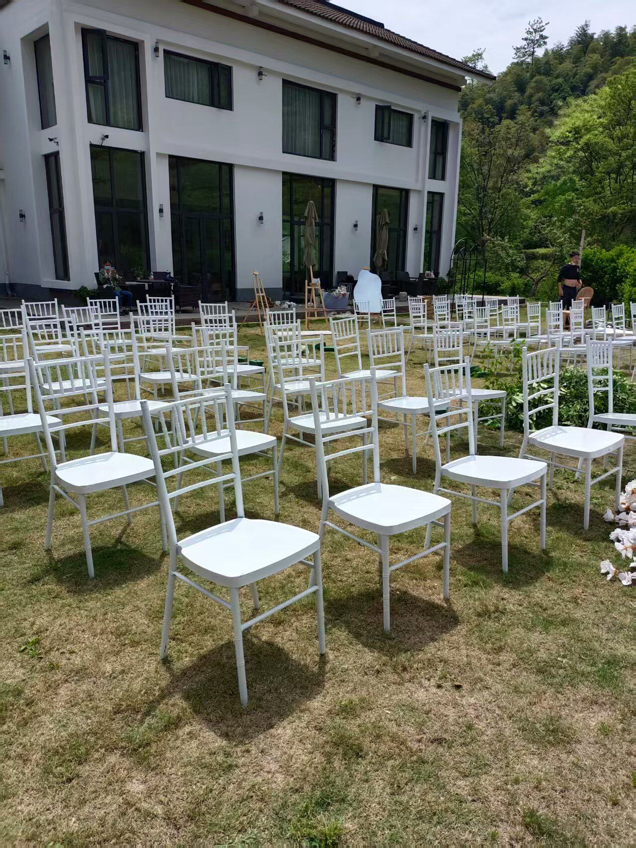 租赁婚庆桌椅水晶椅子竹节椅子宴会厅婚博会户外草坪婚礼珠三角
