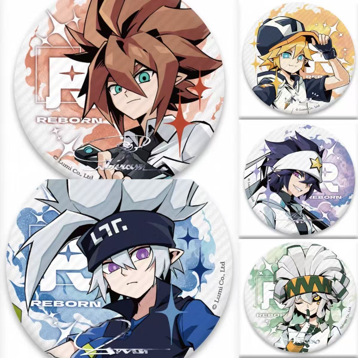 凹凸世界新生星光复生系列徽章