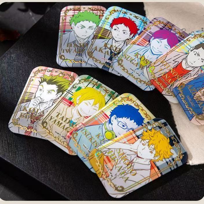 排球少年7net烫金方一弹吧唧徽章