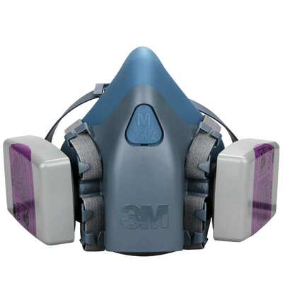 3M7093CN滤尘盒P100等级工业细粉尘核放射尘玻璃纤维防喷溅防尘盒