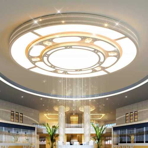 客厅灯2024年新款大圆灯简约现代大气会议室大厅主吊灯led吸顶灯