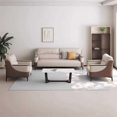 办公室商务休闲会客接待室老板办公沙发小款简约现代茶几组合套装