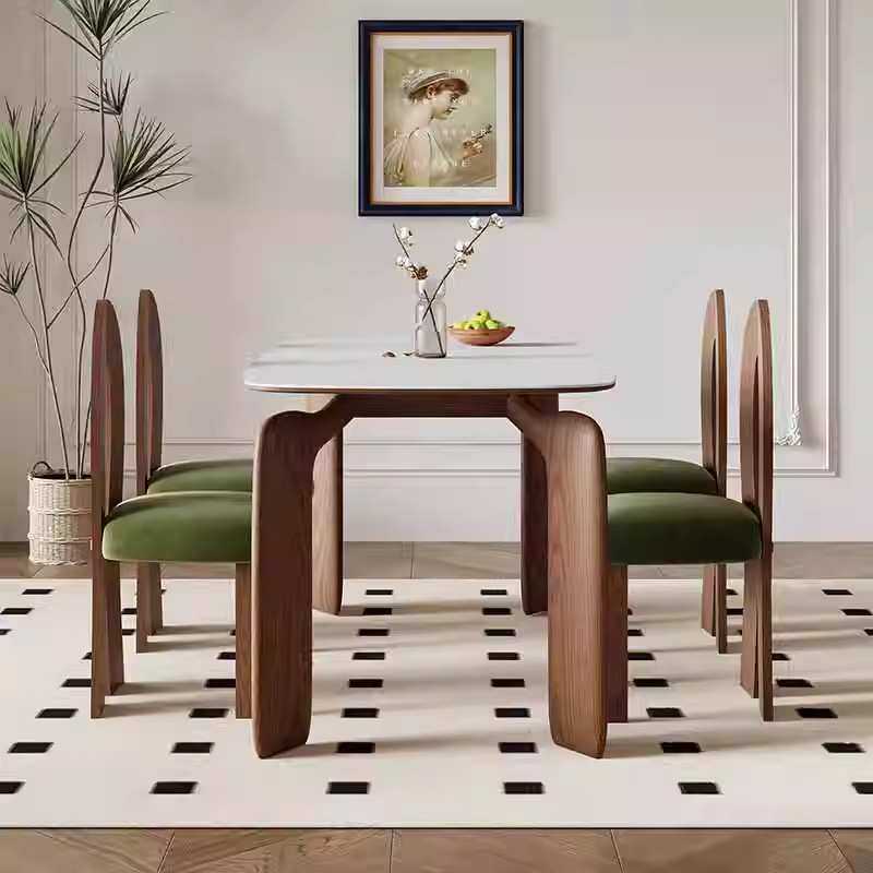 大司马 法式复古风餐桌大象腿餐桌长方形白蜡木实木餐桌岩板餐桌,鲜花速递/花卉仿真/绿植园艺,割草机/草坪机,淘宝优惠券,粉丝福利购,淘宝优惠卷