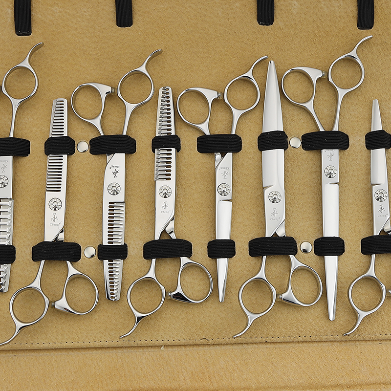 左手理发剪刀美发师刀剪发廊平剪牙剪打薄头发剪刀套装BF