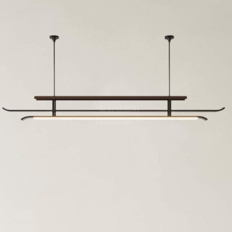 新中式侘寂茶室吊灯会客室书房餐厅办公室中古风现代简约设计师款