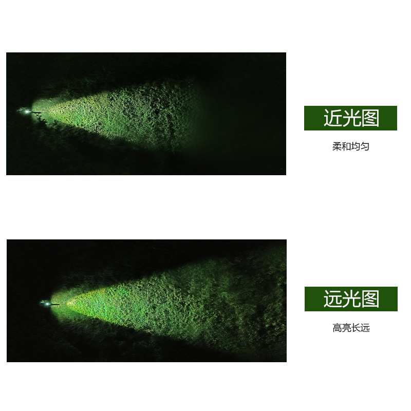 自行车车灯 山地公路车吊 装强光前灯 单车夜骑防眩目防水照明灯