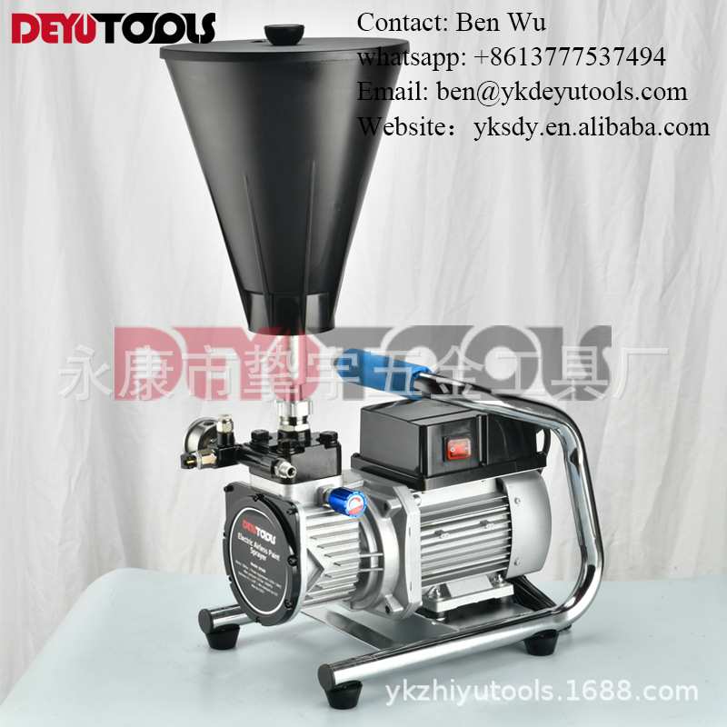 多功能内外墙高压无气无刷隔膜乳胶漆涂料油漆喷涂机带漏斗DF500