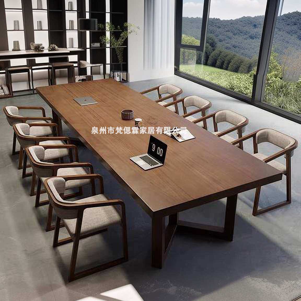 实木会议桌长桌现代简约原木大板桌办公室桌子商用工作台大长书桌,鲜花速递/花卉仿真/绿植园艺,割草机/草坪机,淘宝优惠券,粉丝福利购,淘宝优惠卷