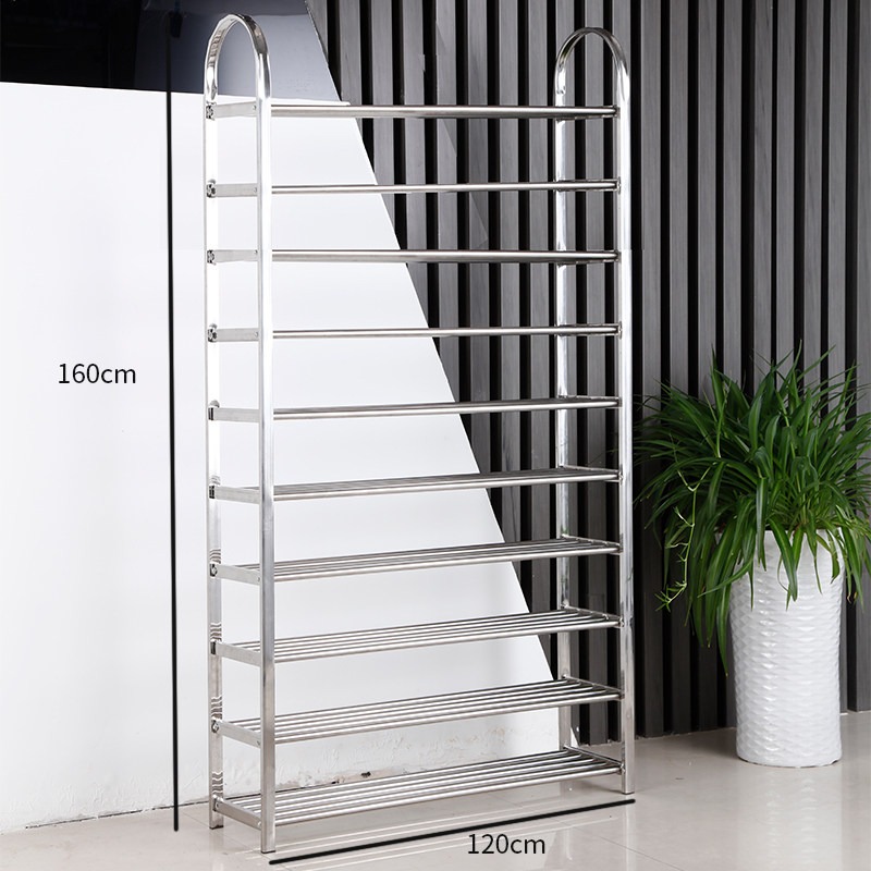 不锈钢鞋架九层十层 加厚宿舍鞋架子家用多层收纳架置物架大容量,住宅家具,鞋架,淘宝优惠券,粉丝福利购,淘宝优惠卷