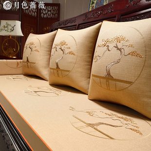 沙发坐垫沙发垫四季 海绵红木家具座垫实木罗汉床中式 通用椅垫垫子