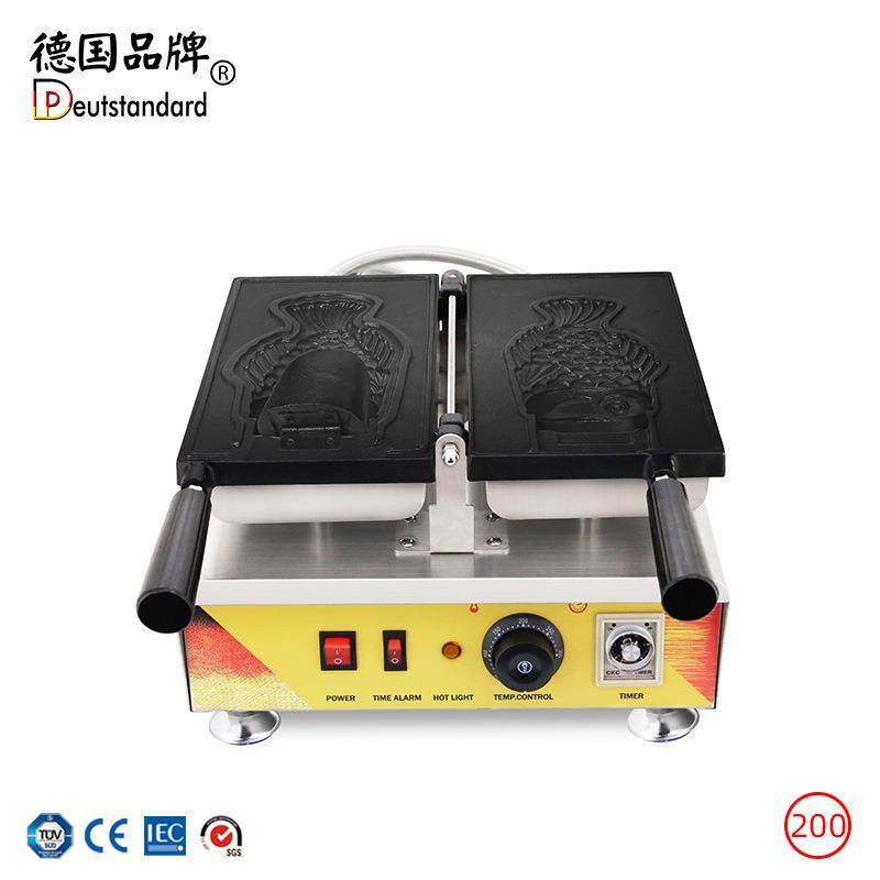 单头韩国冰淇淋鲷鱼烧机 新版鲷鱼烧炉/大开口鲷鱼烧圣代机