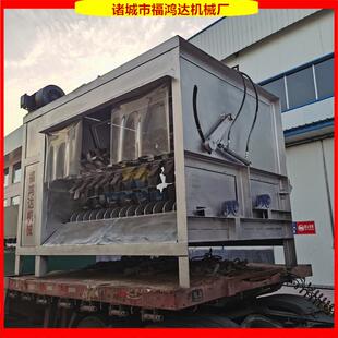 褪骡子毛屠宰设备 打猪蹄牛蹄毛机械 液压式三辊毛驴打毛机