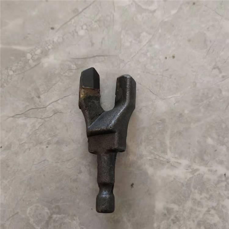 矿用羊角钻头 合金钻头丝扣连接湿式钻头 凿岩机用28mm煤钻头