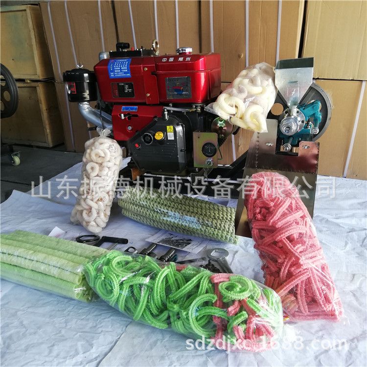 冰糖麻花玉米膨化机价格 小型食品膨化机 振德玉米黑米膨化机厂家