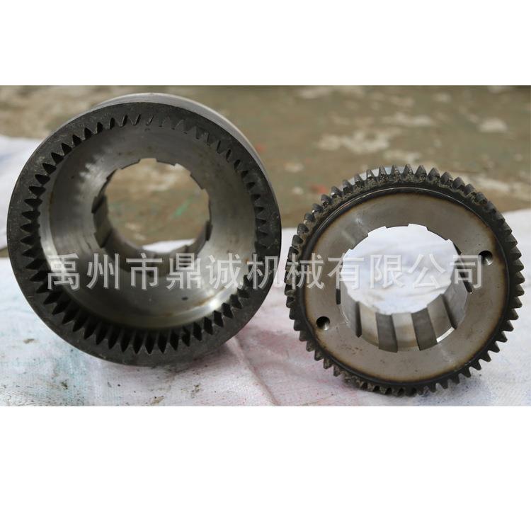 矿山机械配件内外齿套现货供应 皮带机配件SD80SD150内外齿套锻造