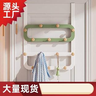 门后挂钩卧室免打孔门上挂衣架墙上衣服挂架收纳挂衣钩方便整理