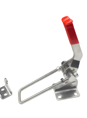 304不锈钢快速夹具夹钳门栓式搭扣拉扣GH40341 加长杆 压紧器