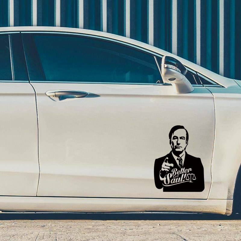 高分美剧人物风骚律师绝命律师头像汽车贴纸拉花改装防水反光